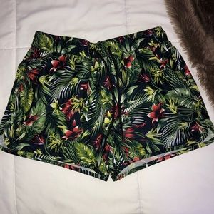 Men’s Palm Print Swim Trunks